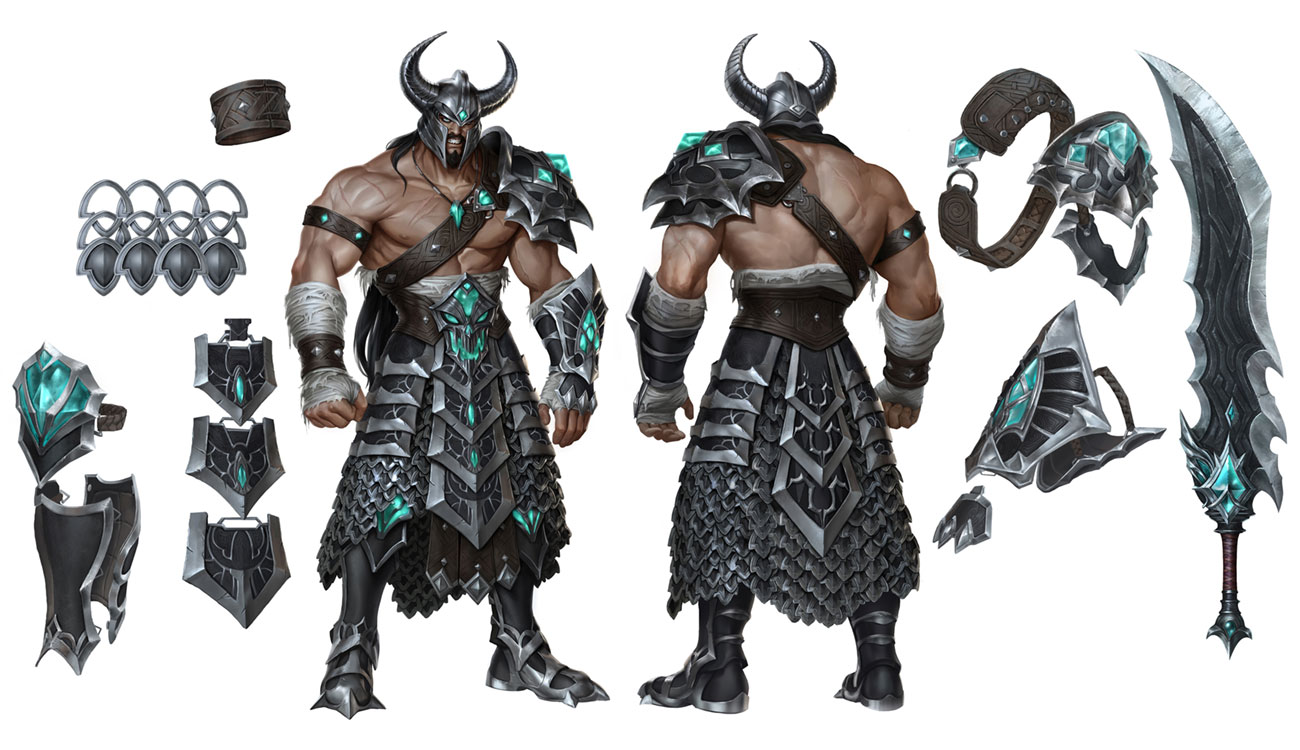 Tryndamere Concept Art from League of Legends