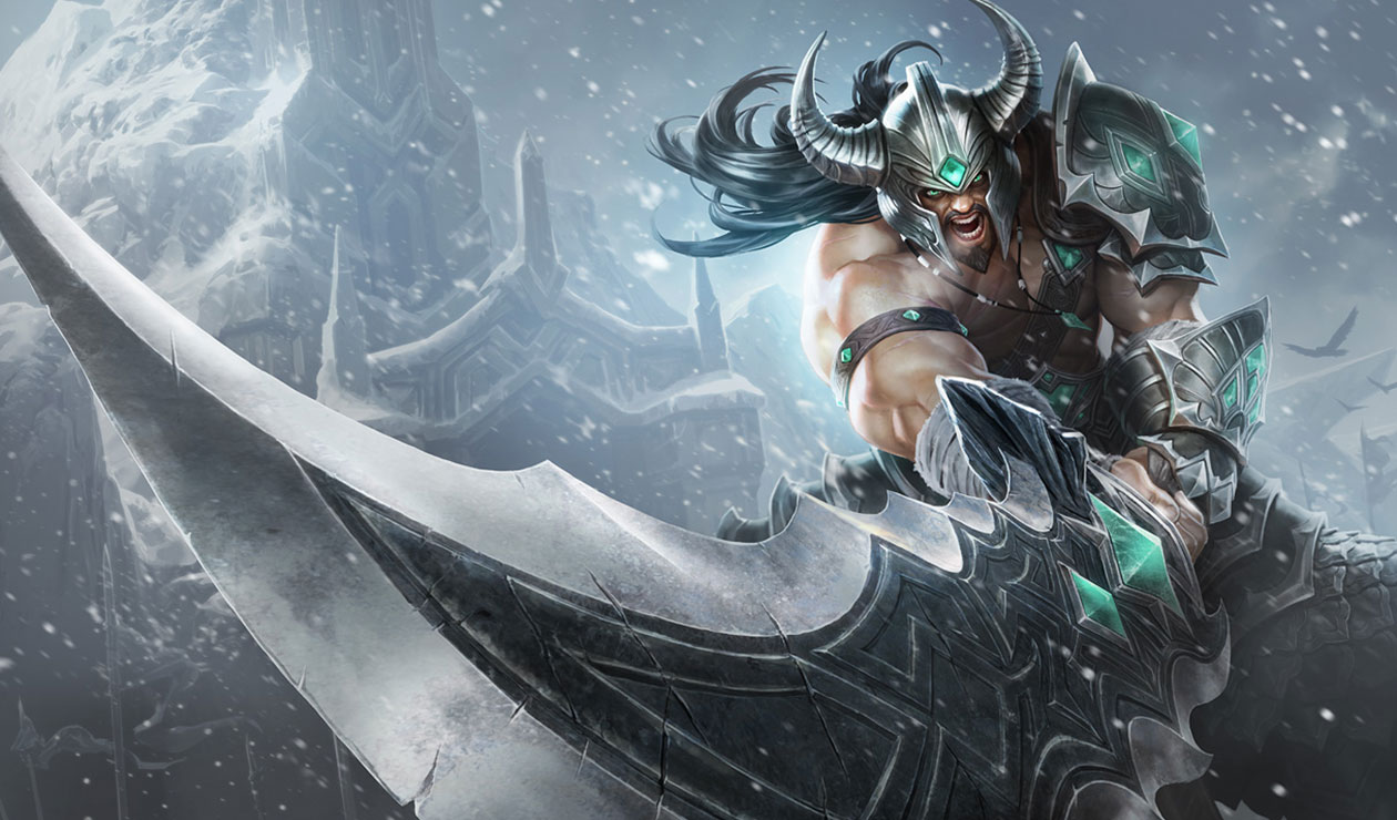 Tryndamere, The Barbarian King Art from League of Legends