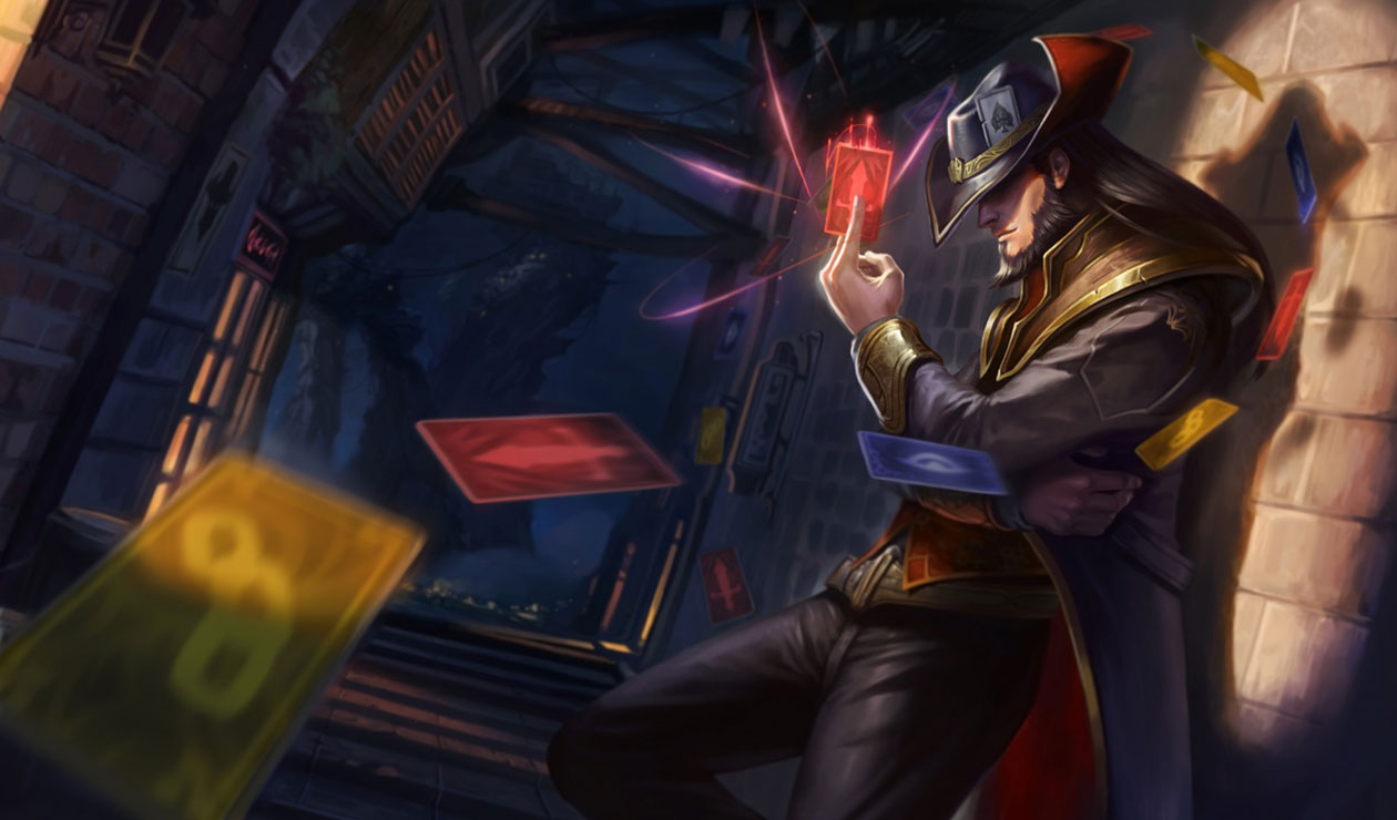 Twistd Fate, The Card Master Art from League of Legends