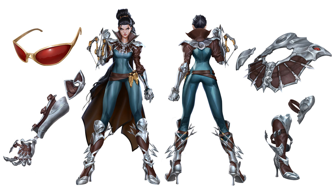 Vayne Concept Artwork from League of Legends