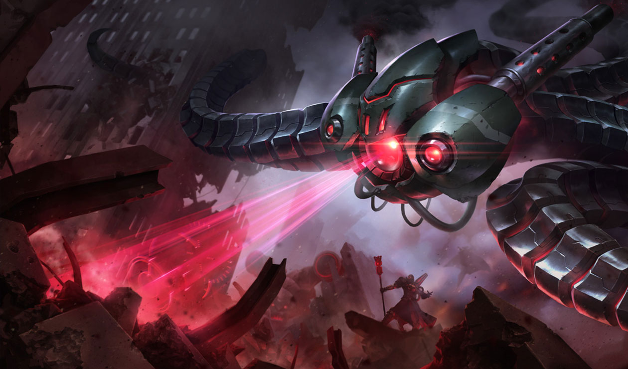 Velkoz Art from League of Legends