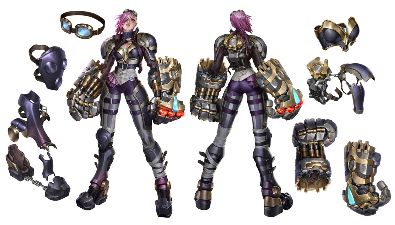 Vi Concept Art from League of Legends