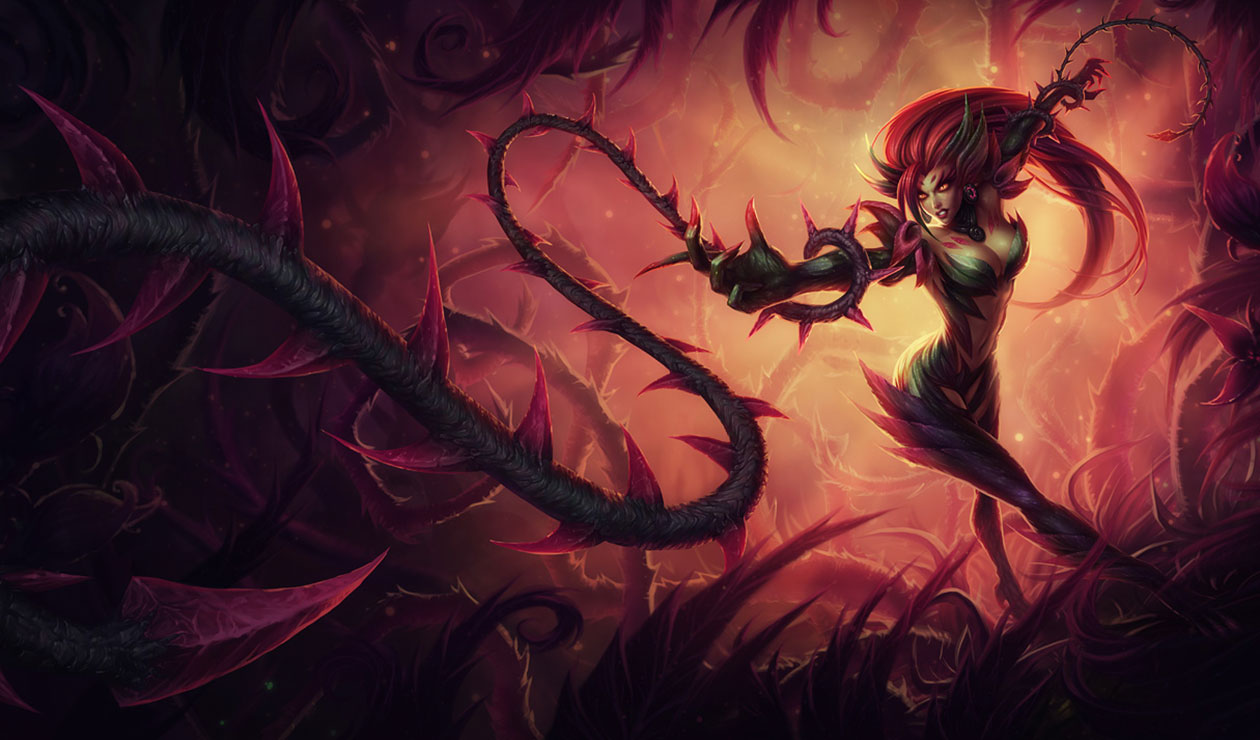 Zyra, Rise of The Thorns Art from League of Legends