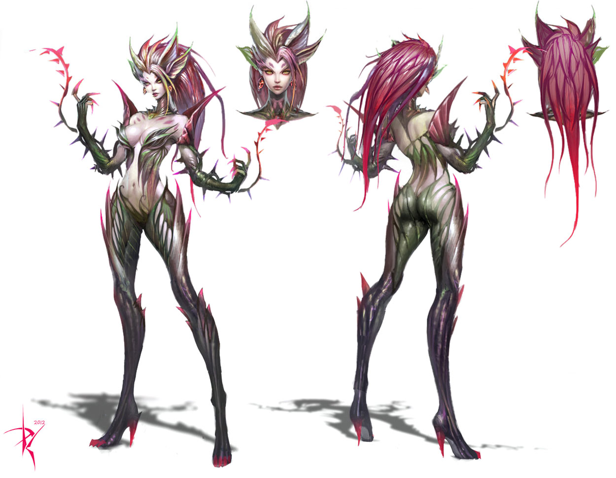 Zyra Art from League of Legends