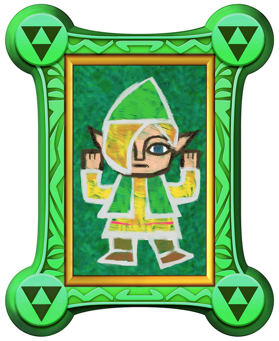 Gulley Painting Art from The Legend of Zelda: A Link Between Worlds