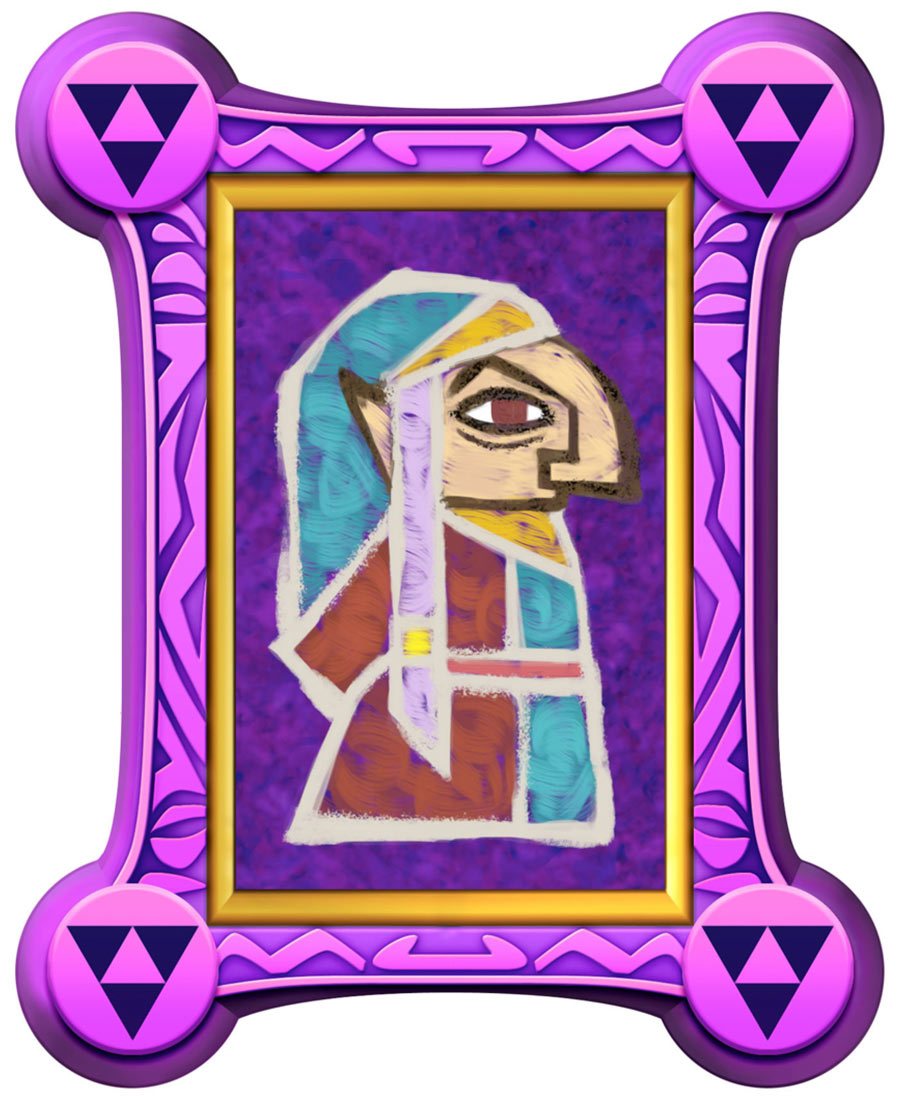 Impa Painting Art from The Legend of Zelda: A Link Between Worlds