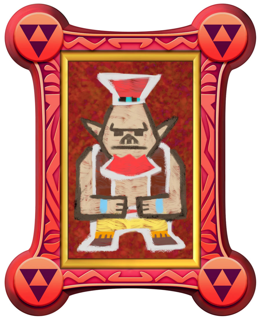 Rosso Painting Art from The Legend of Zelda: A Link Between Worlds