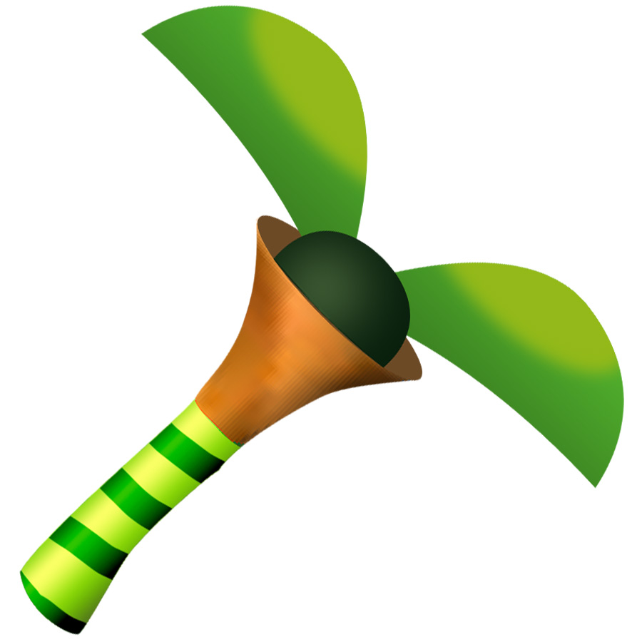 Tornado Rod Art from The Legend of Zelda: A Link Between Worlds