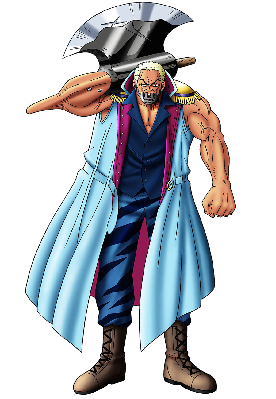 Axe-Hand Morgan Art from One Piece: Romance Dawn