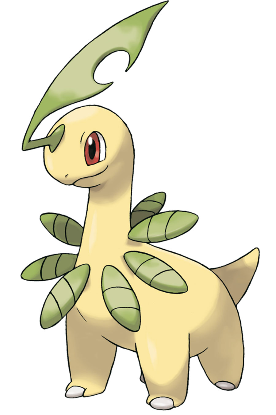 Bayleef Art from Pokémon HeartGold and SoulSilver