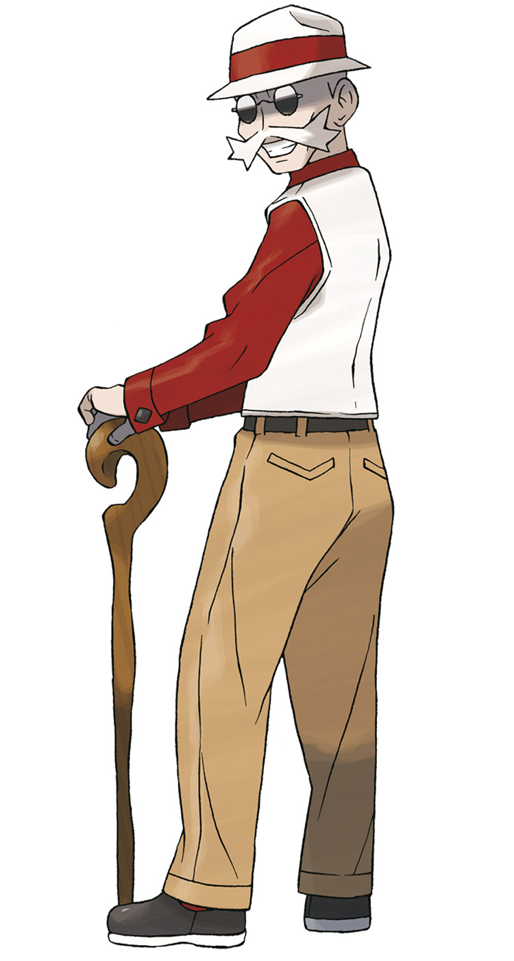 Blaine Art from Pokémon HeartGold and SoulSilver