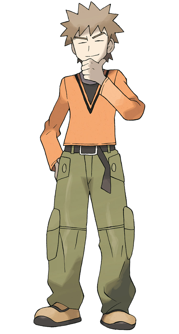 Brock Art from Pokémon HeartGold and SoulSilver