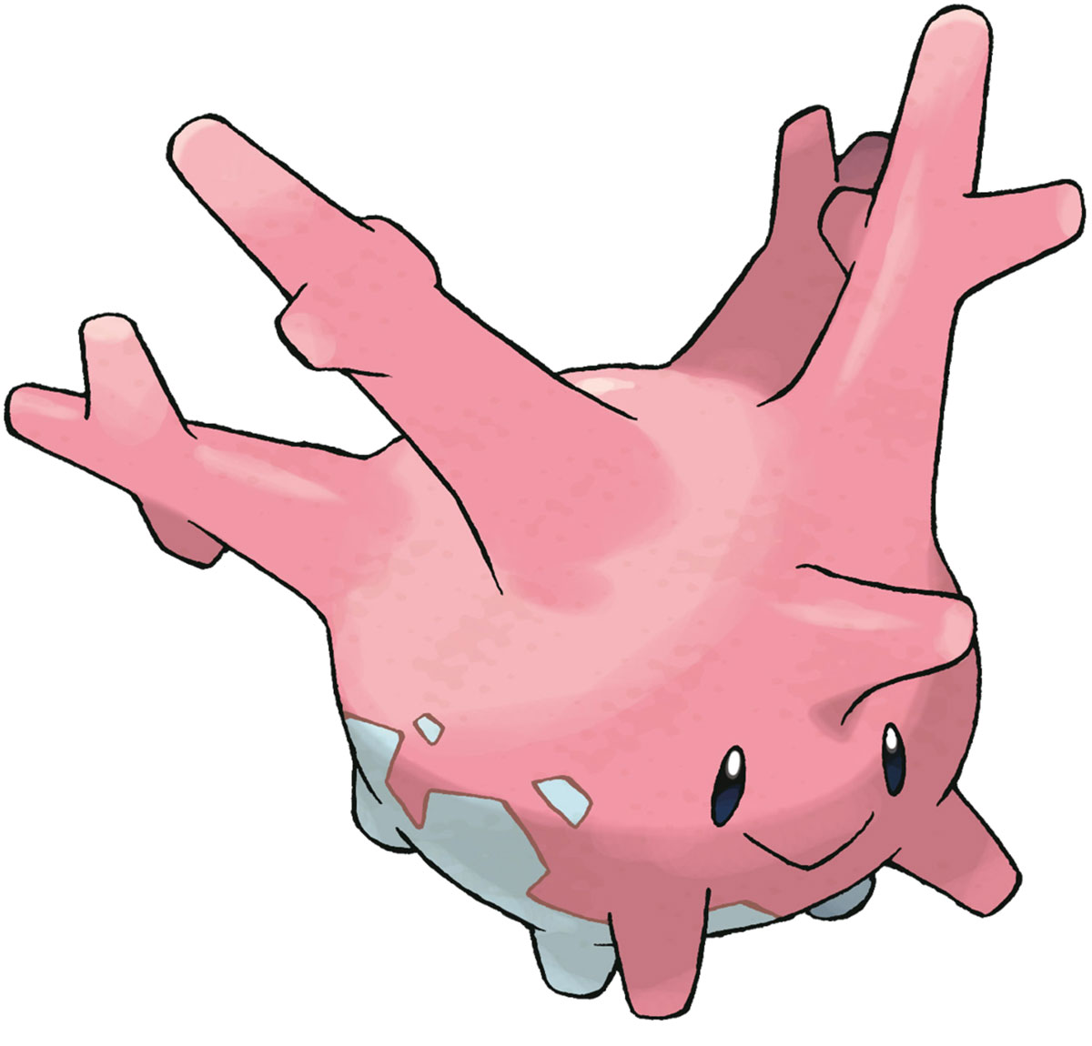 Corsola Art from Pokémon HeartGold and SoulSilver