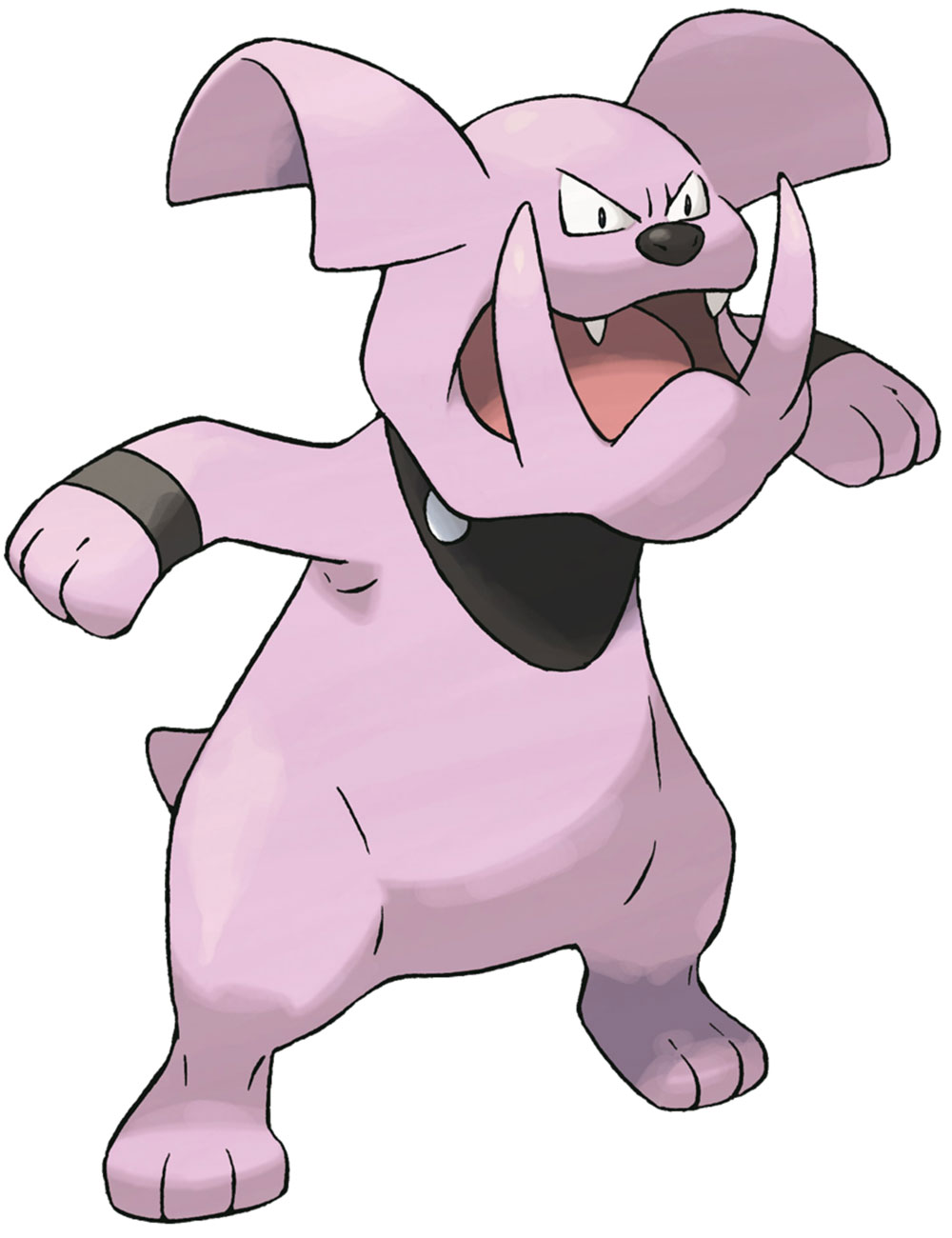Granbull Art from Pokémon HeartGold and SoulSilver