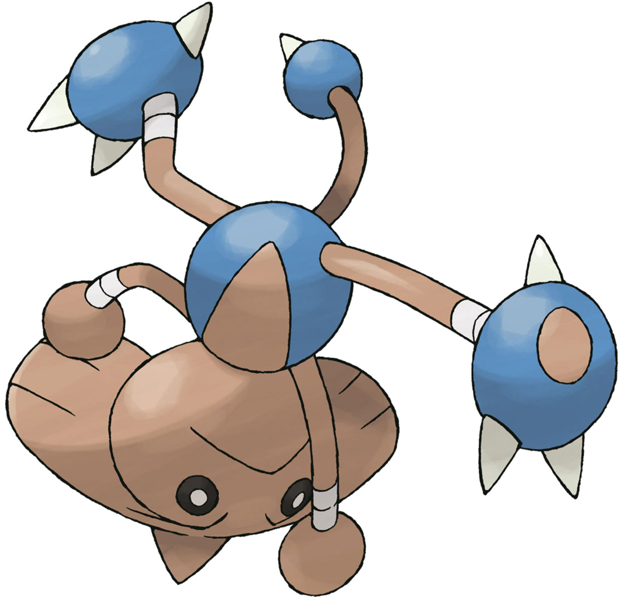 Hitmontop Art from Pokémon HeartGold and SoulSilver
