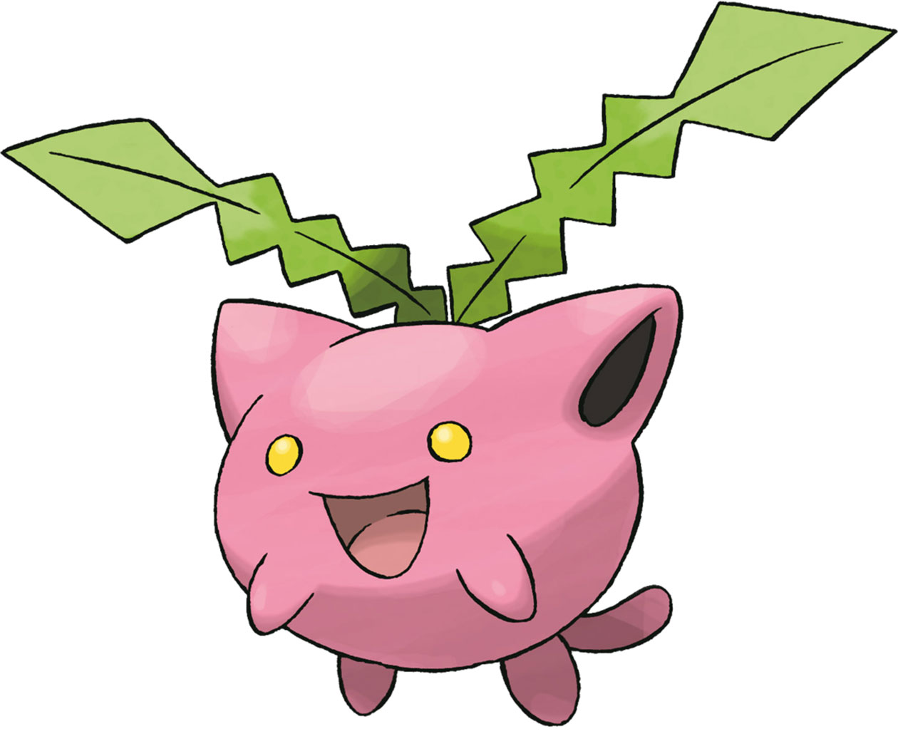 Hoppip Art from Pokémon HeartGold and SoulSilver