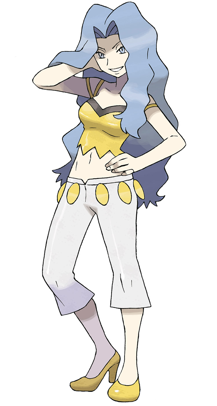Karen Art from Pokémon HeartGold and SoulSilver