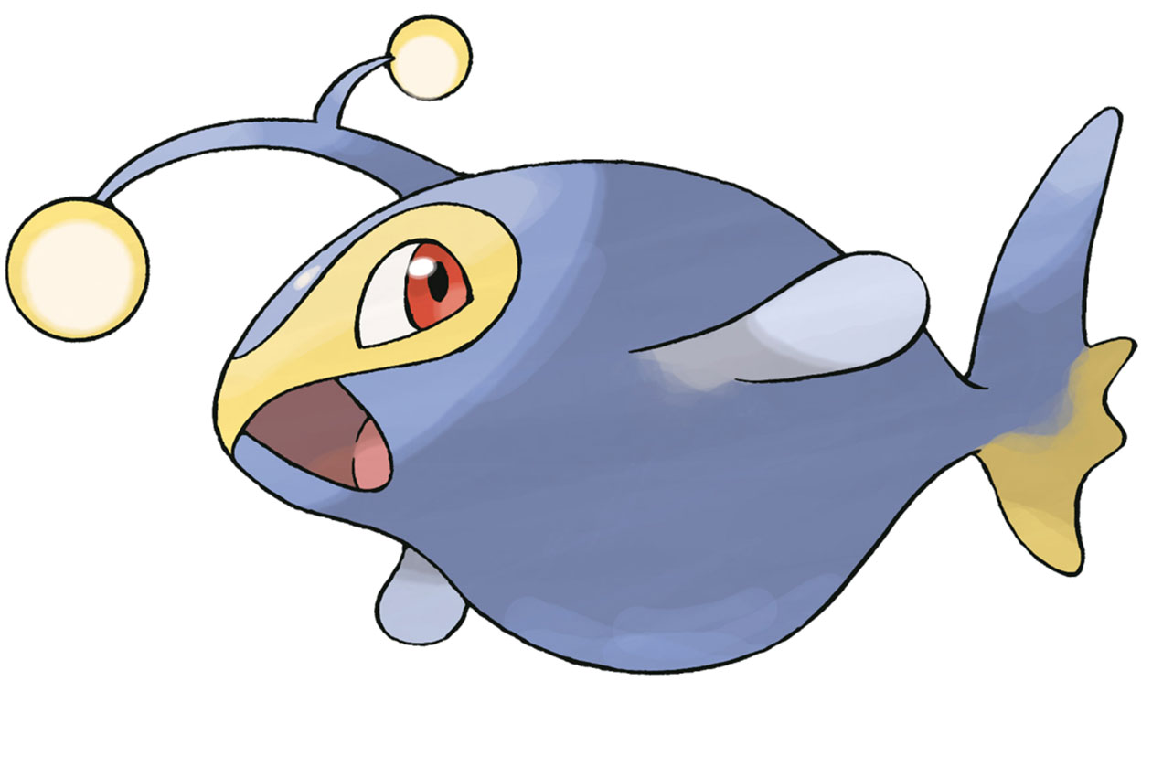 Lanturn Art from Pokémon HeartGold and SoulSilver