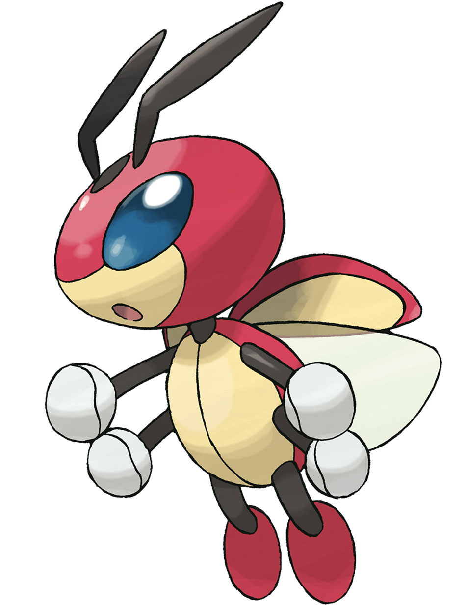 Ledian Art from Pokémon HeartGold and SoulSilver