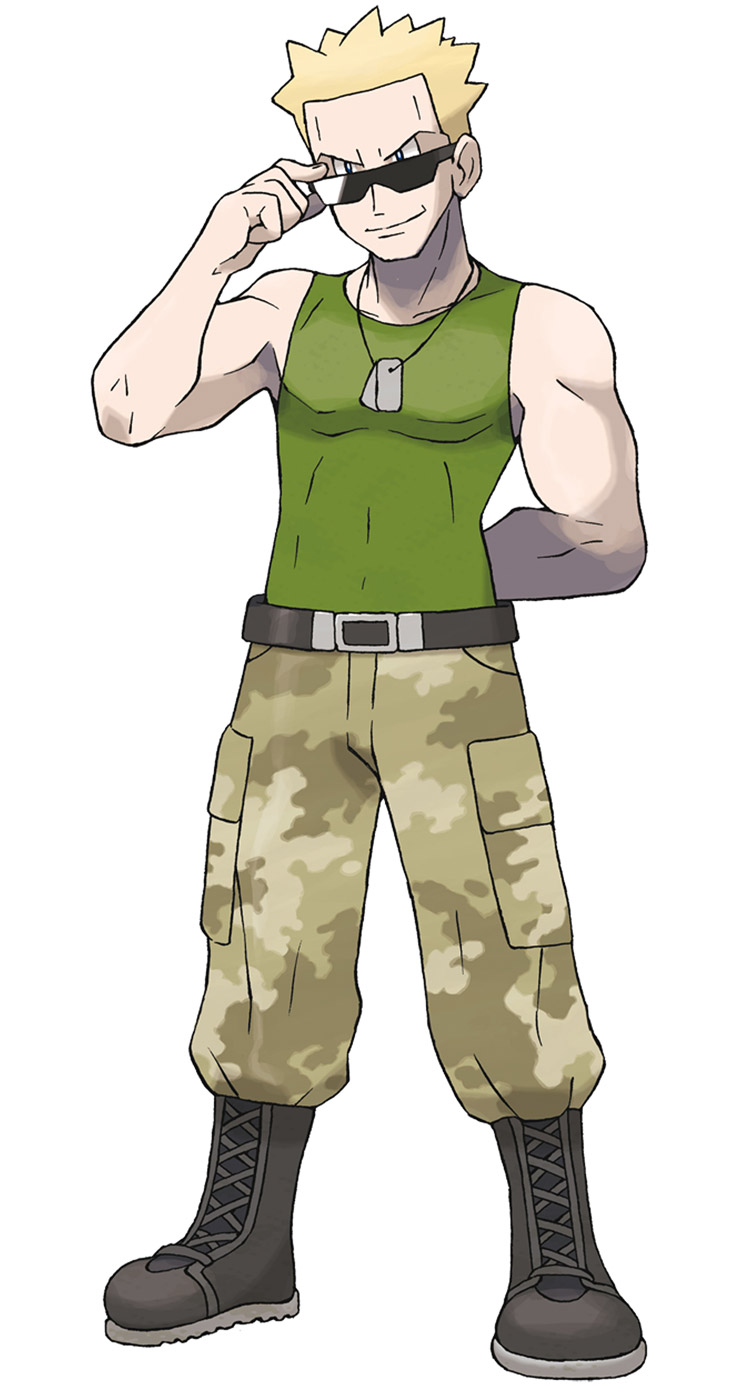 Lt. Surge Art from Pokémon HeartGold and SoulSilver