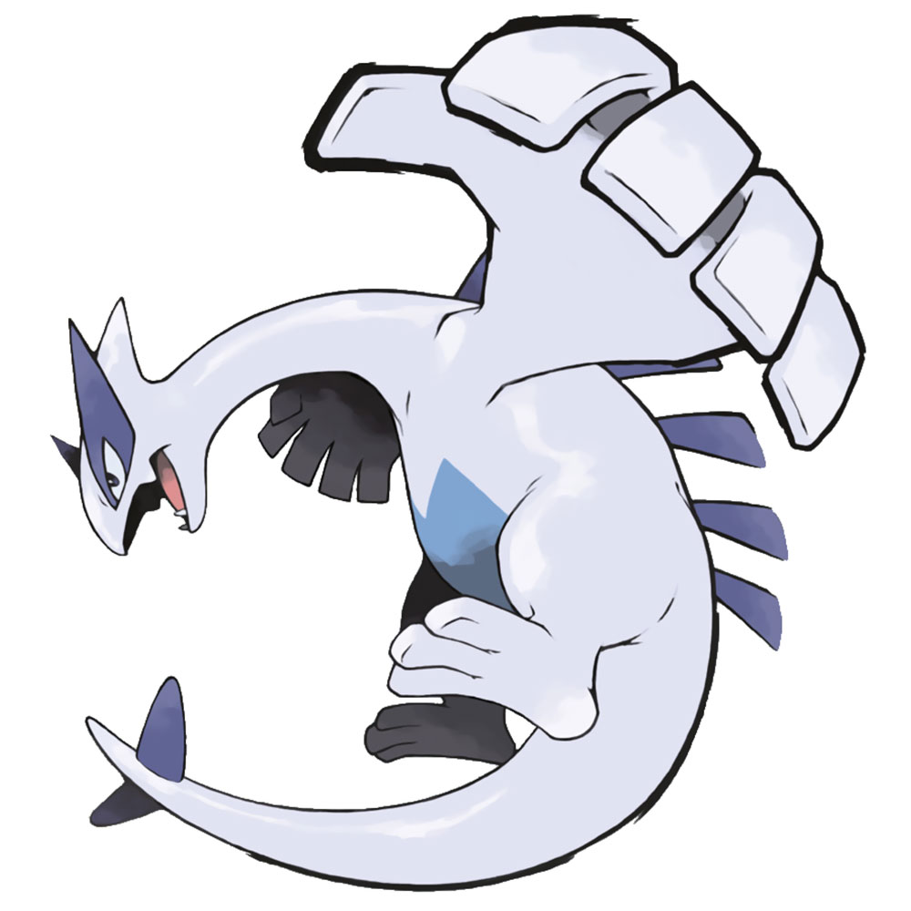 Lugia Cover Art from Pokémon HeartGold and SoulSilver