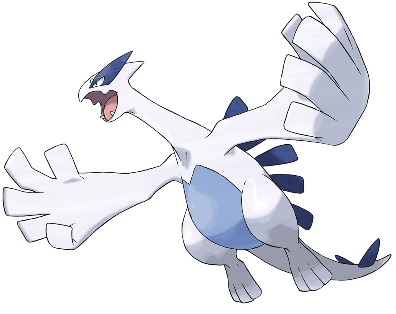 Lugia Art from Pokémon HeartGold and SoulSilver