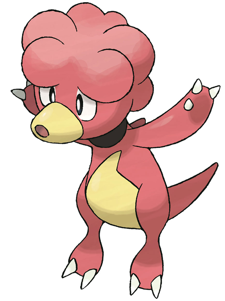 Magby Art from Pokémon HeartGold and SoulSilver