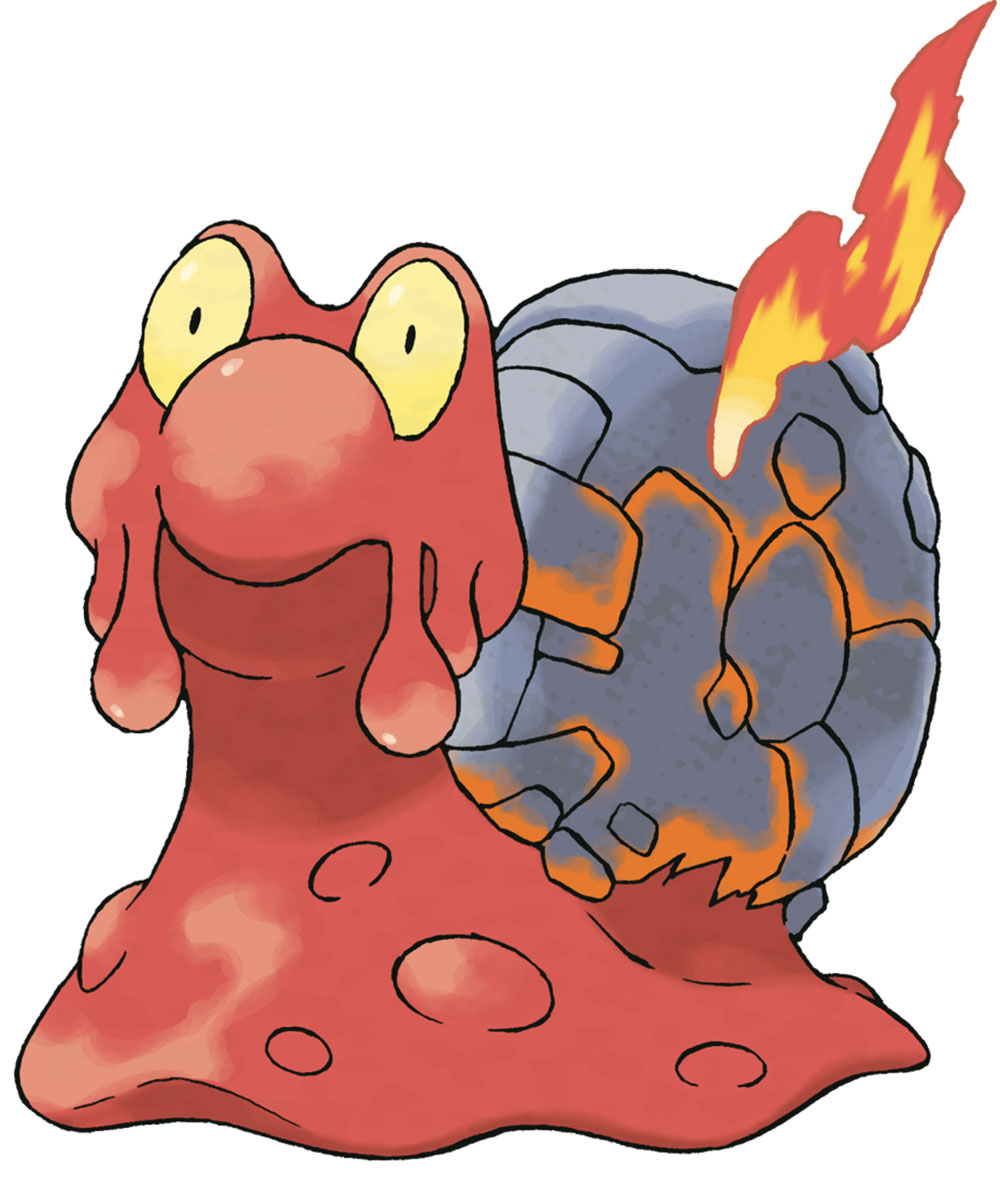 Magcargo Art from Pokémon HeartGold and SoulSilver