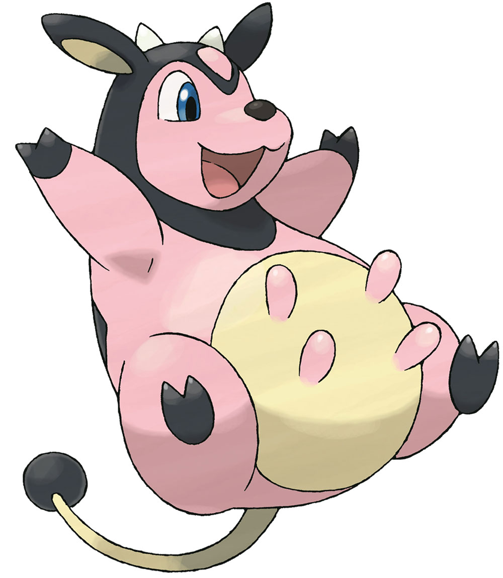 Miltank Art from Pokémon HeartGold and SoulSilver