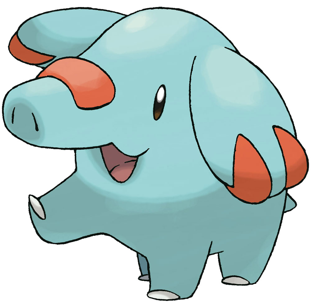 Phanpy Art from Pokémon HeartGold and SoulSilver