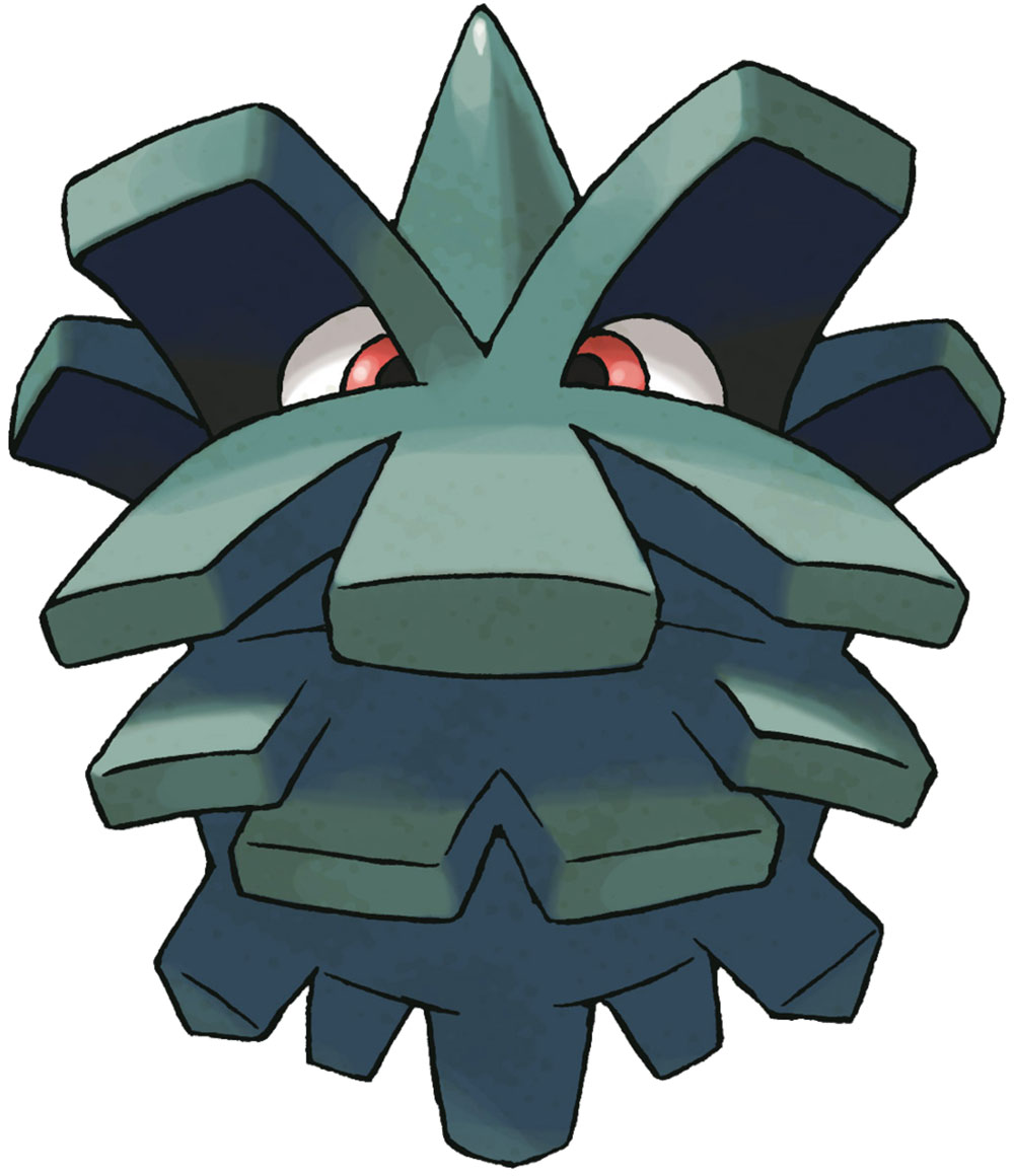 Pineco Art from Pokémon HeartGold and SoulSilver