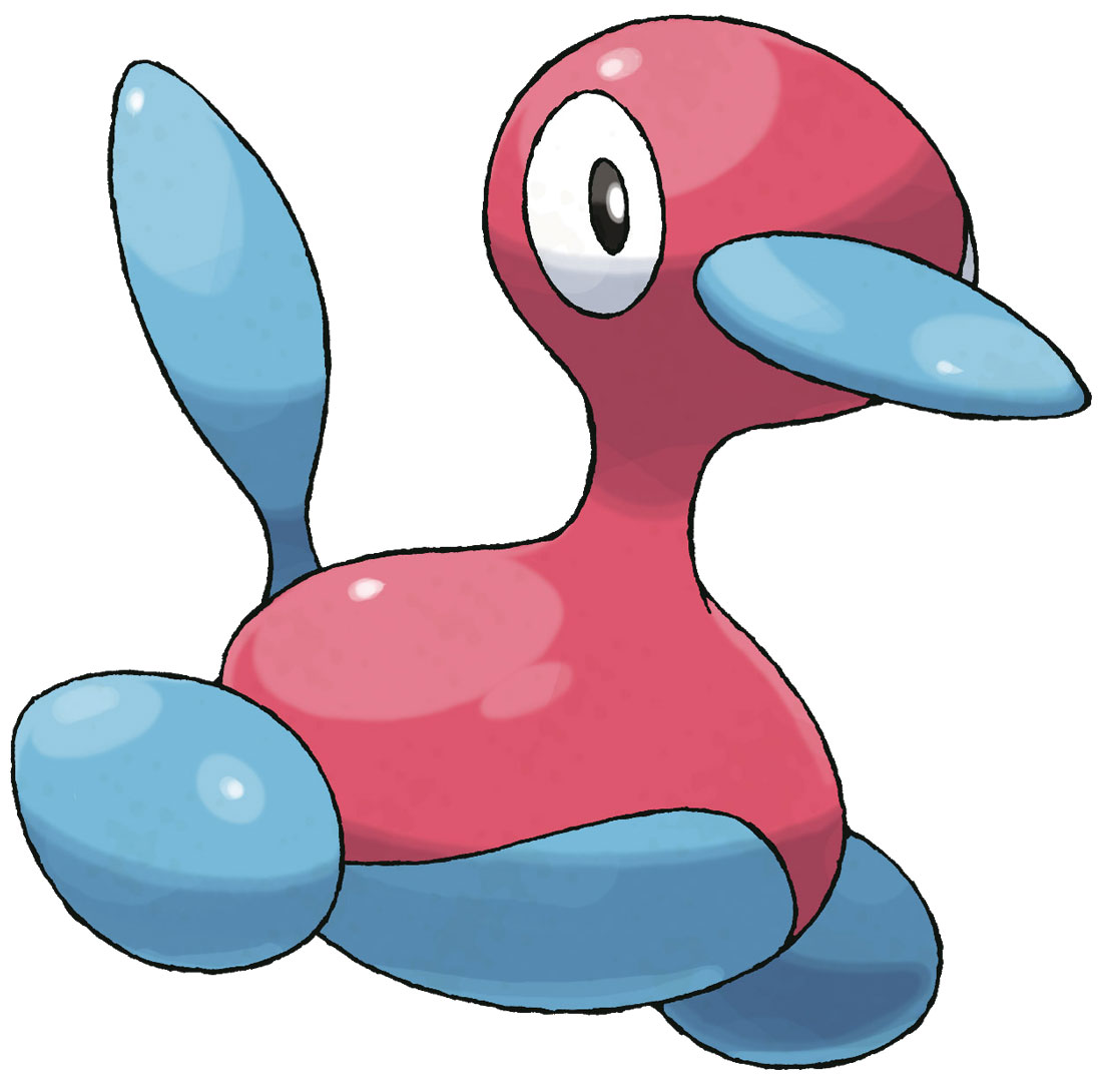 Porygon2 Art from Pokémon HeartGold and SoulSilver
