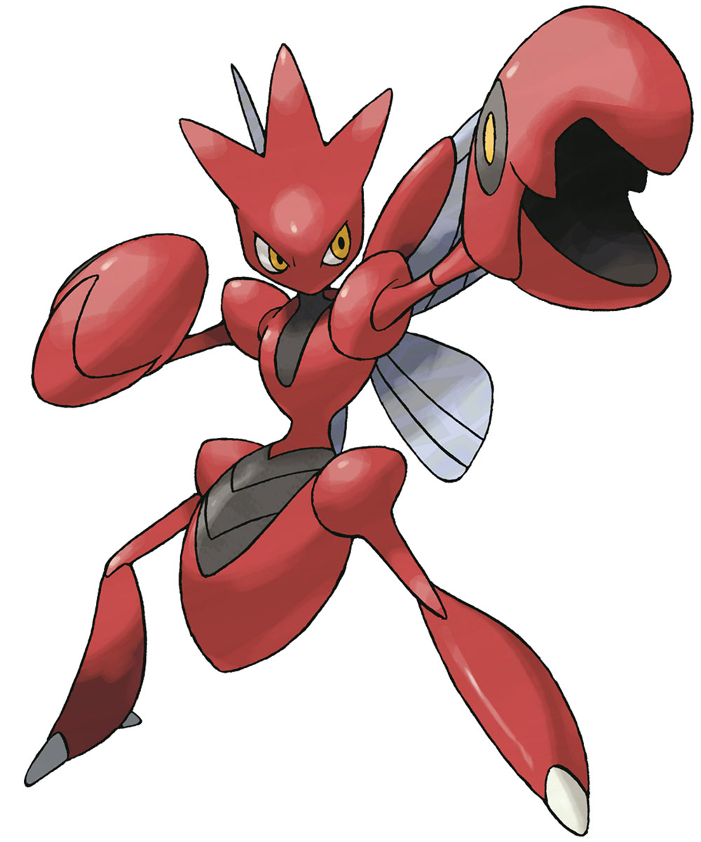 Scizor Art from Pokémon HeartGold and SoulSilver