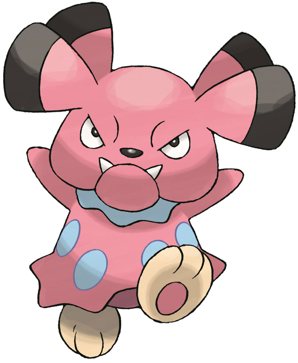 Snubbull Art from Pokémon HeartGold and SoulSilver
