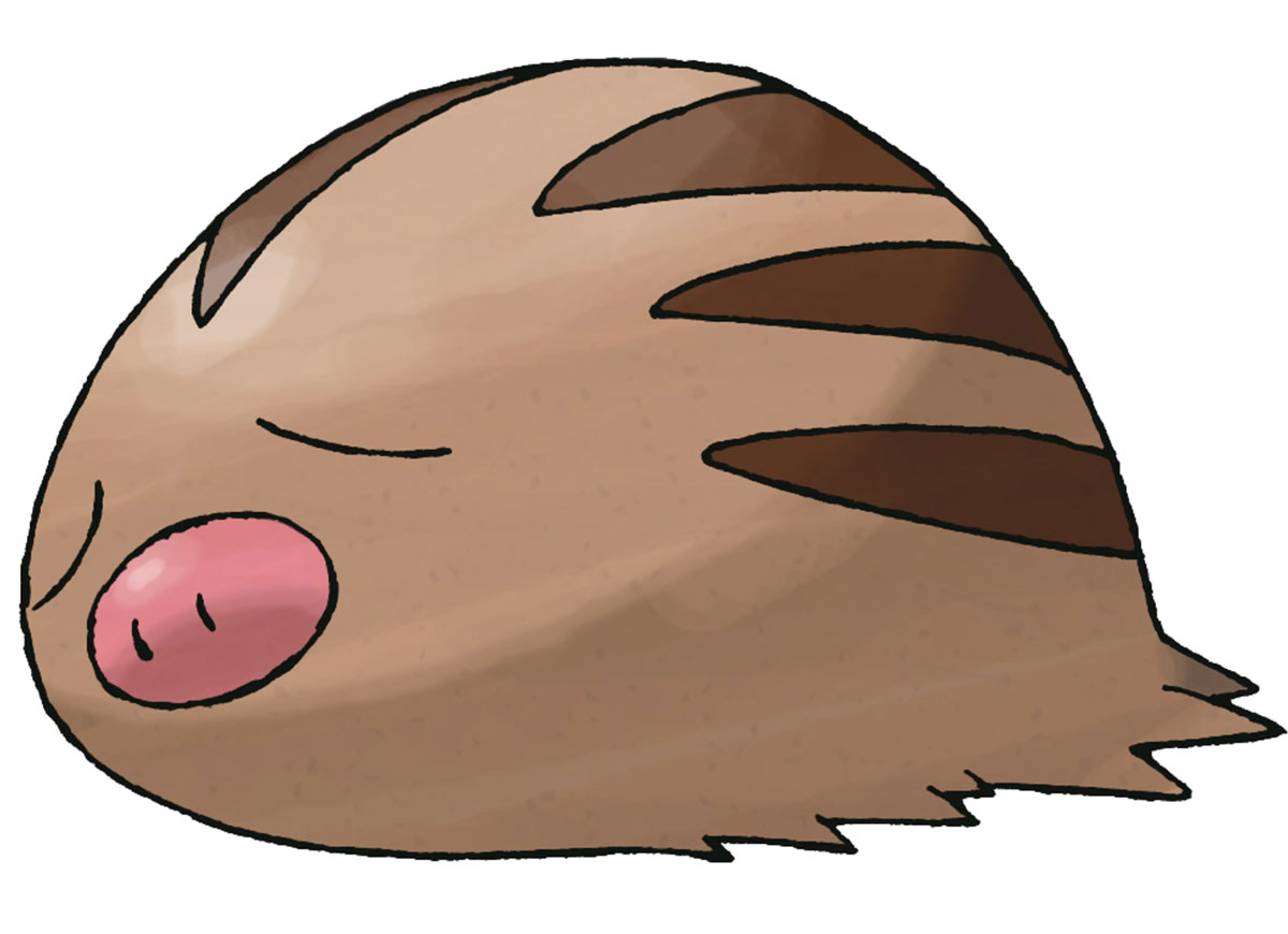 Swinub Art from Pokémon HeartGold and SoulSilver