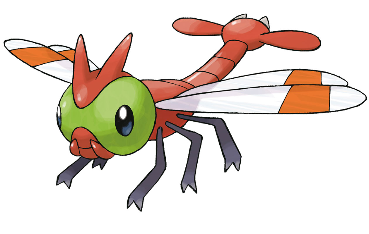 Yanma Art from Pokémon HeartGold and SoulSilver