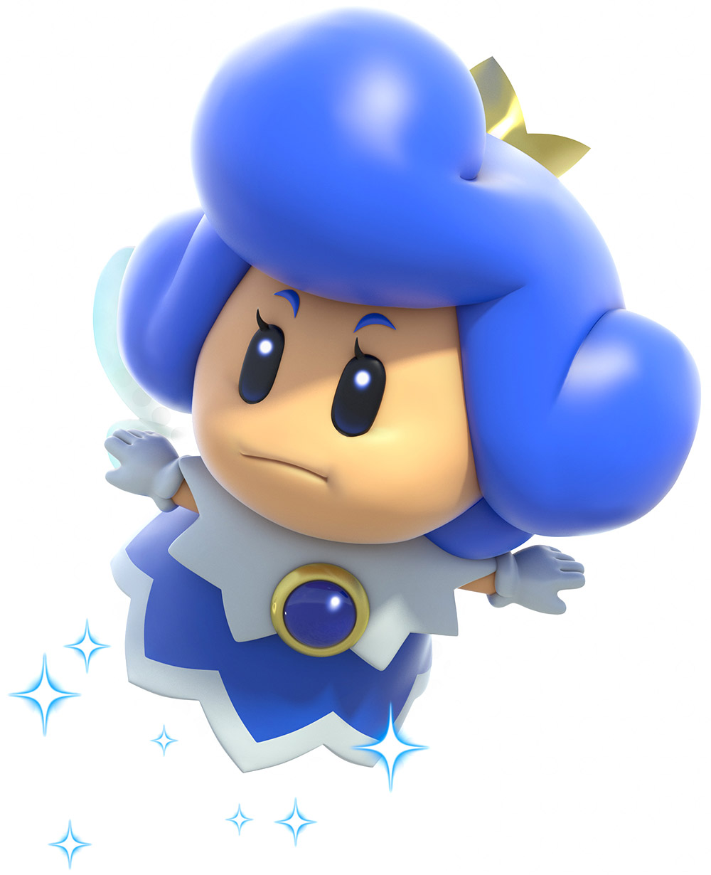 Blue Fairy Art from Super Mario 3D World