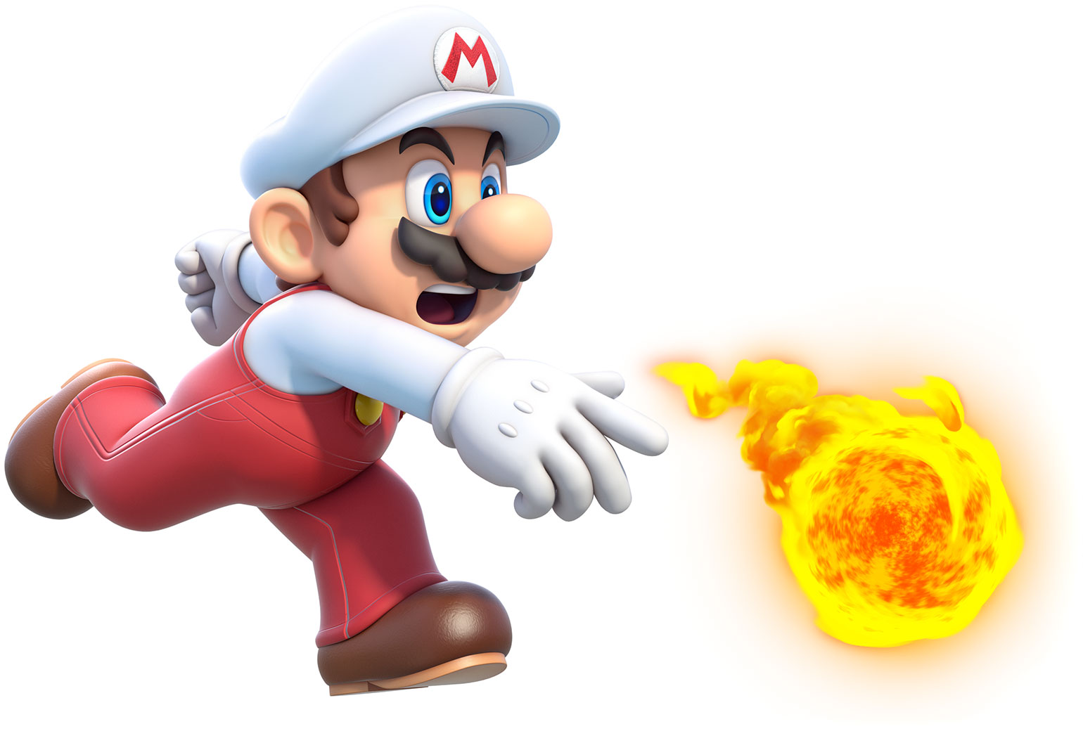 Fire Mario Art from Super Mario 3D World
