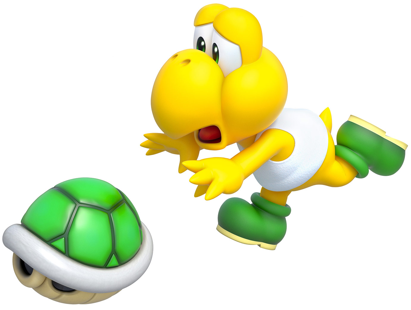 Koopa Troopa Art from Super Mario 3D World