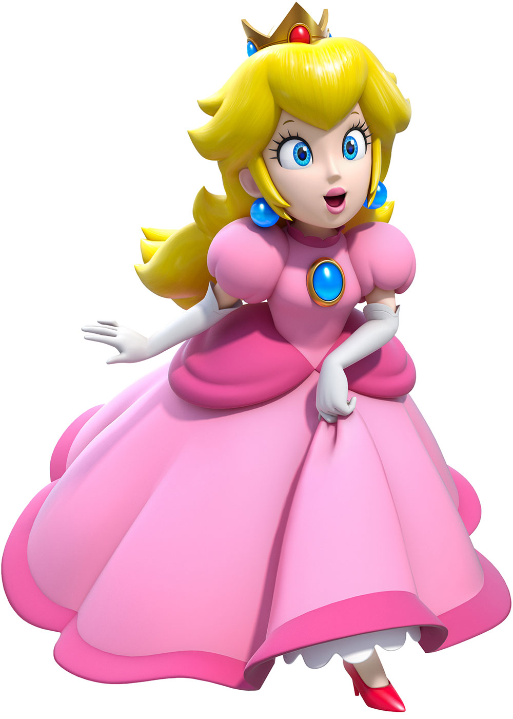 Princess Peach Art from Super Mario 3D World