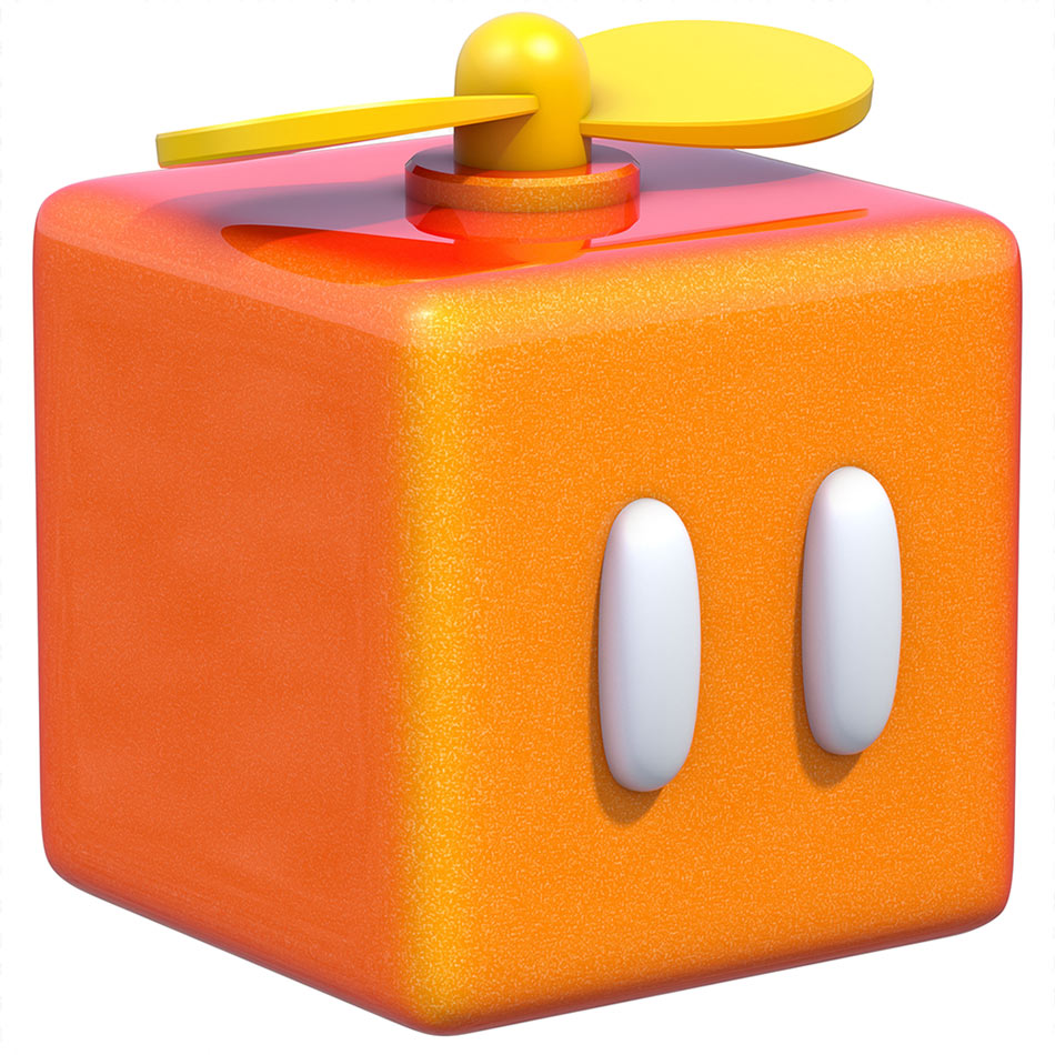 Propeller Box Art from Super Mario 3D World
