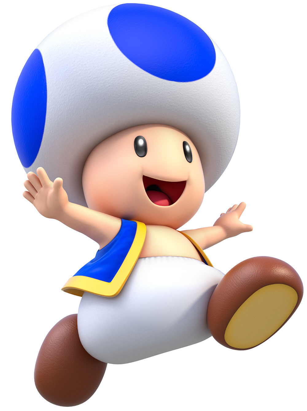 Toad Art from Super Mario 3D World