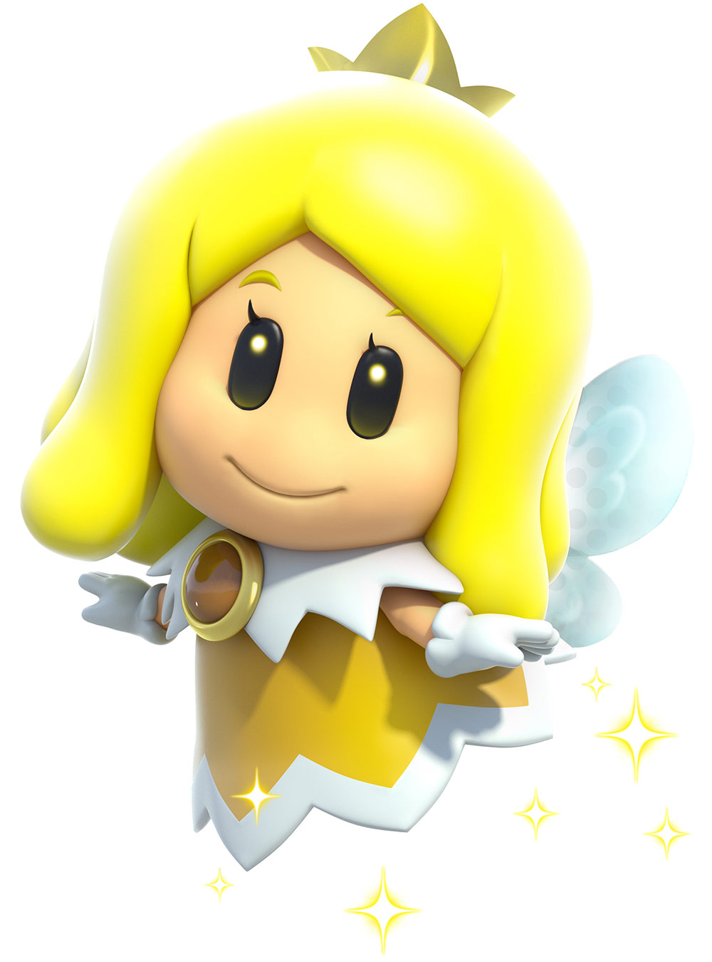 Yellow Fairy Art from Super Mario 3D World