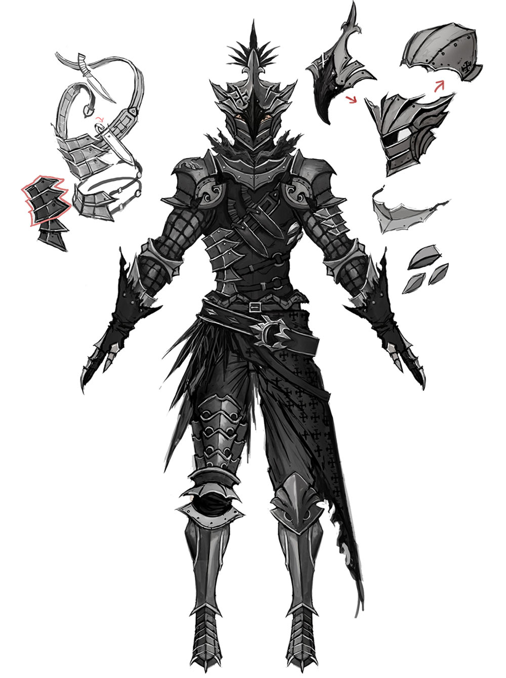 Nighthawk Armor Art from Vindictus
