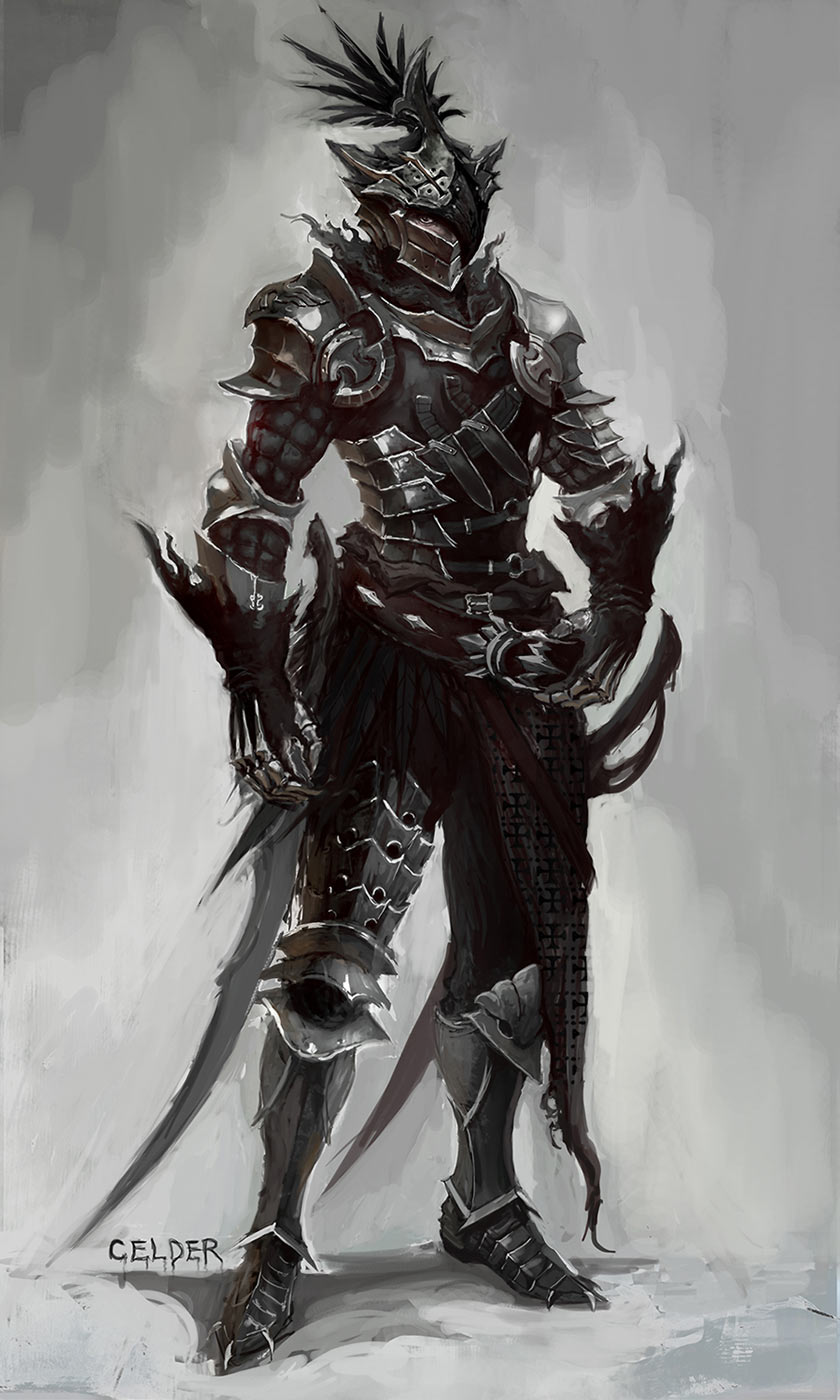 Nighthawk Armor Concept Art from Vindictus