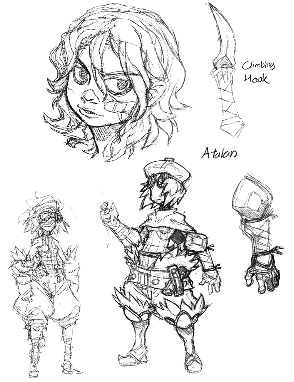 Atalan Sketches from Valdis Story: Abyssal City