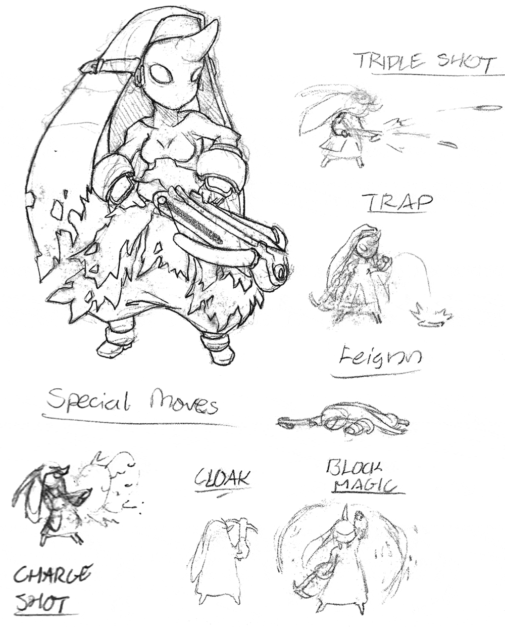 Demon Archer Art from Valdis Story: Abyssal City