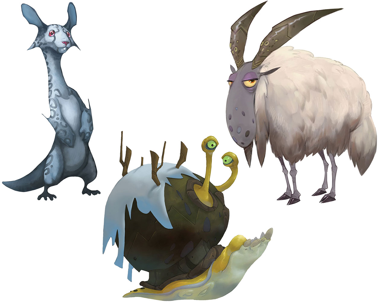 Algoroc Critters Art from WildStar