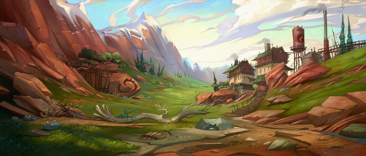 Algoroc Art from WildStar