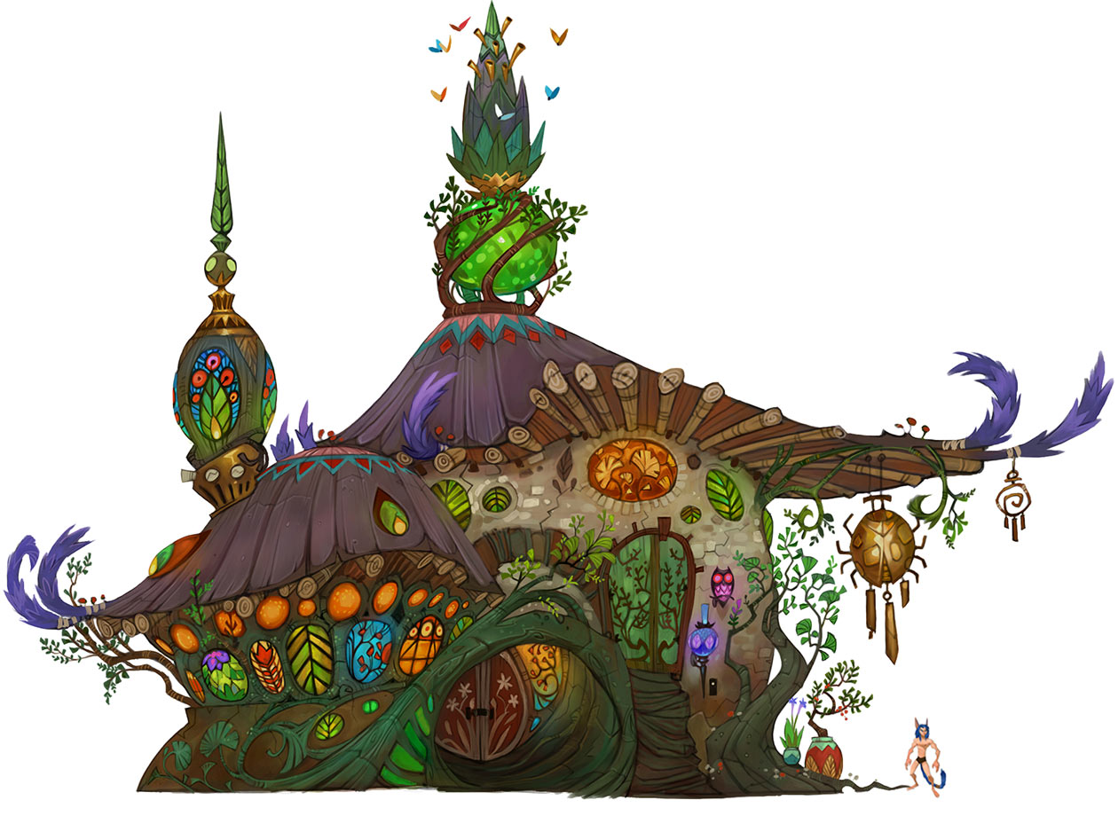 Aurin House Art from WildStar